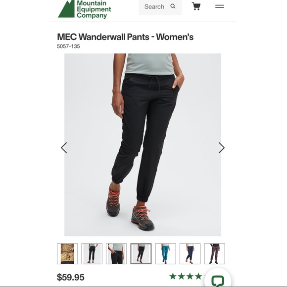 MEC Wanderwall Pants - Green - Picture 2 of 3